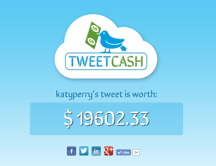 Add a price tag to your Tweets; cha-ching!