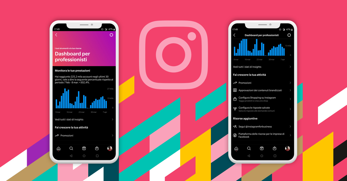 Guida alla nuova Dashboard per professionisti di Instagram