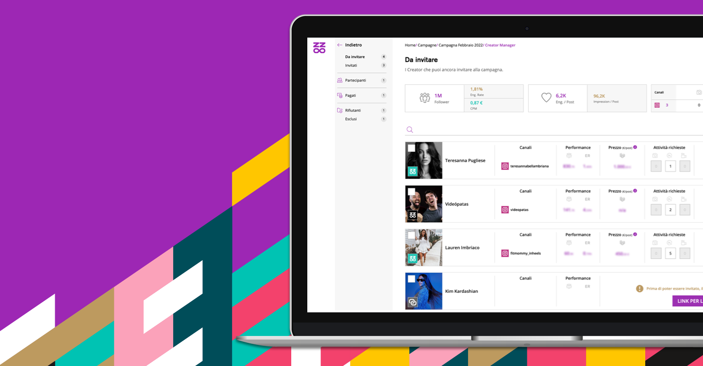 Buzzoole Campaign Management: crea e gestisci le tue campagne di Influencer Marketing